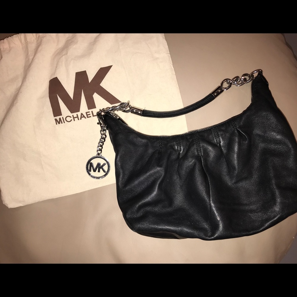 MK black hobo purse